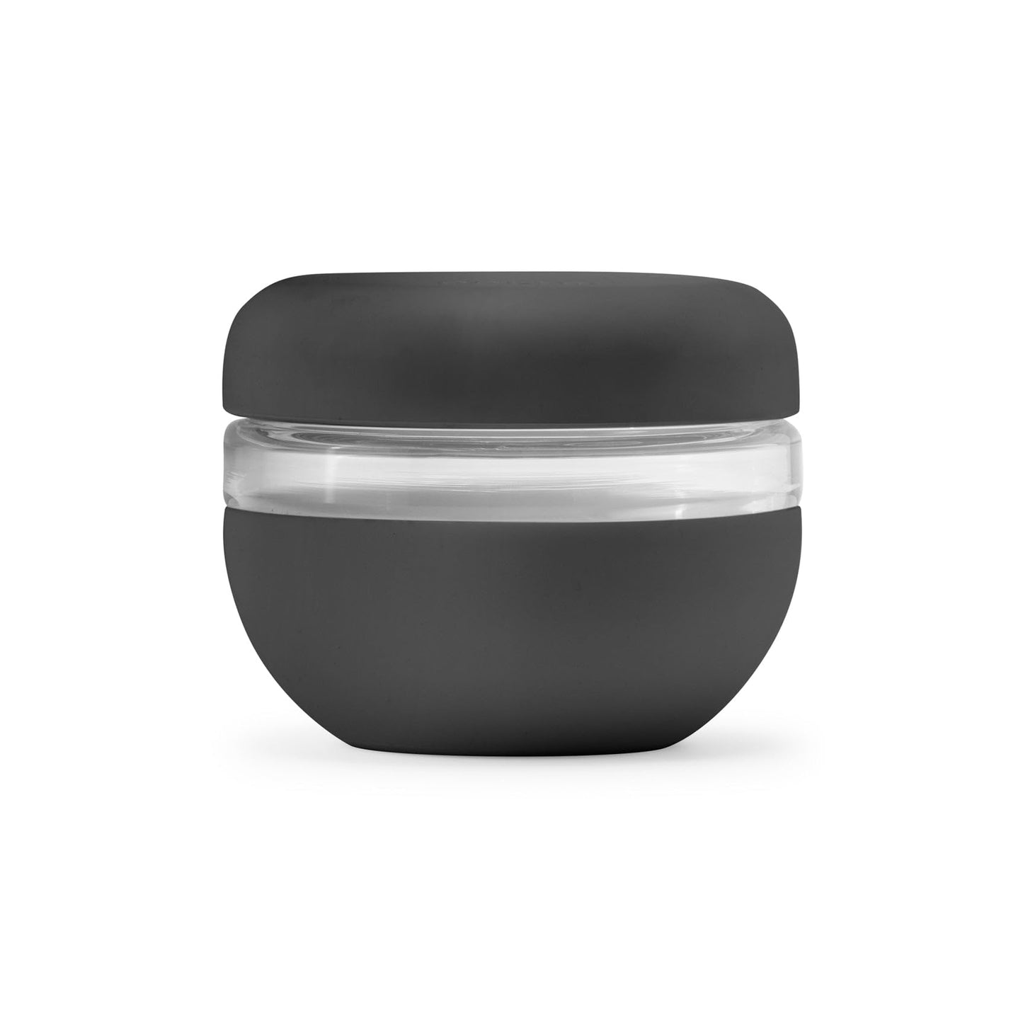 W&P Porter Seal Tight Glass Lunch Bowl Container w/ Lid | Charcoal 16 Ounces | Leak & Spill Proof, Soup & Stew Food Storage, Meal Prep, Airtight, Microwave and Dishwasher Safe, BPA-Free Glass