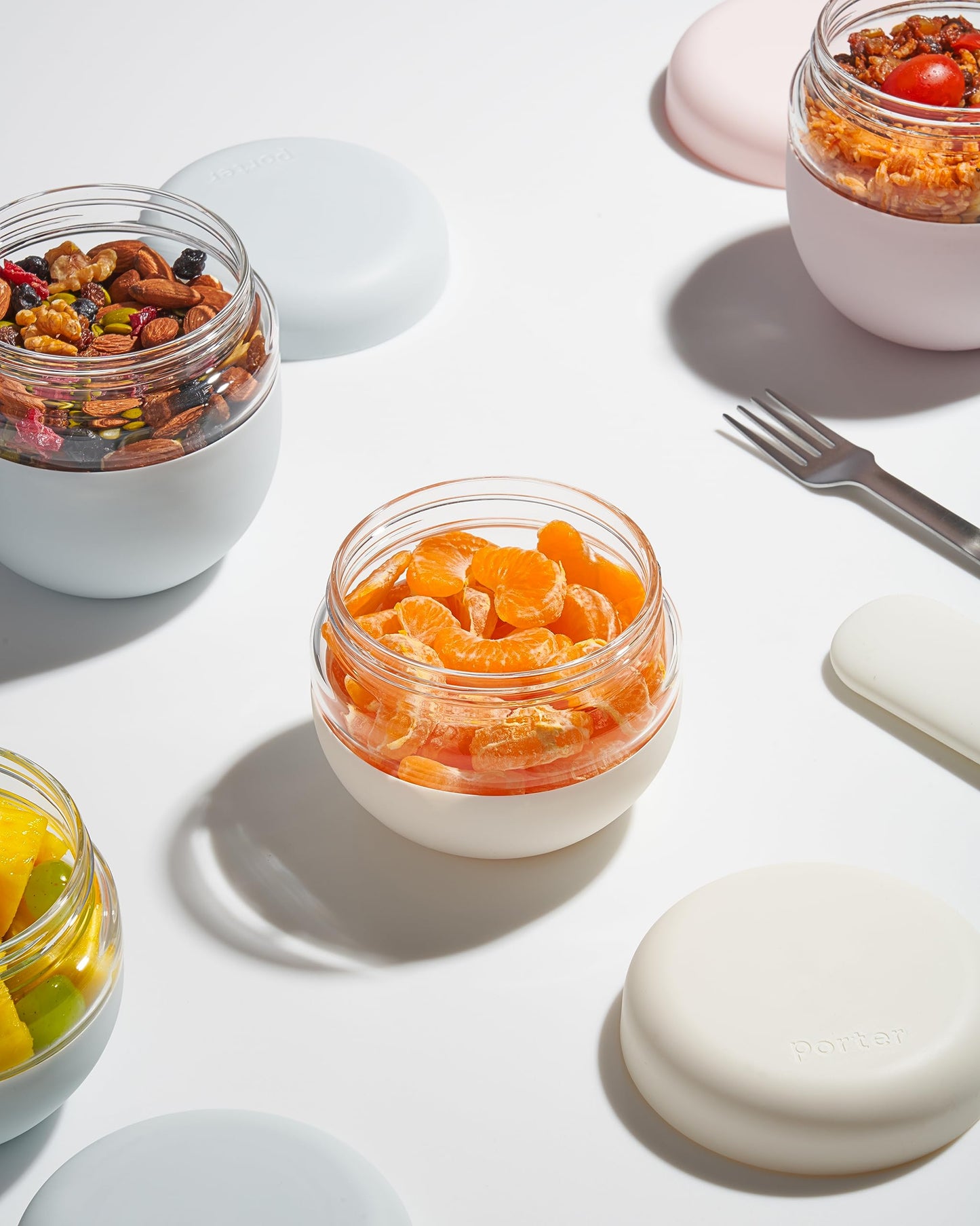 W&P Porter Seal Tight Lunch Bowl Container w/ Lid | Cream 16 Ounces | Leak & Spill Proof, Soup & Stew Food Storage, Meal Prep, Airtight, Microwave and Dishwasher Safe, BPA-Free Glass
